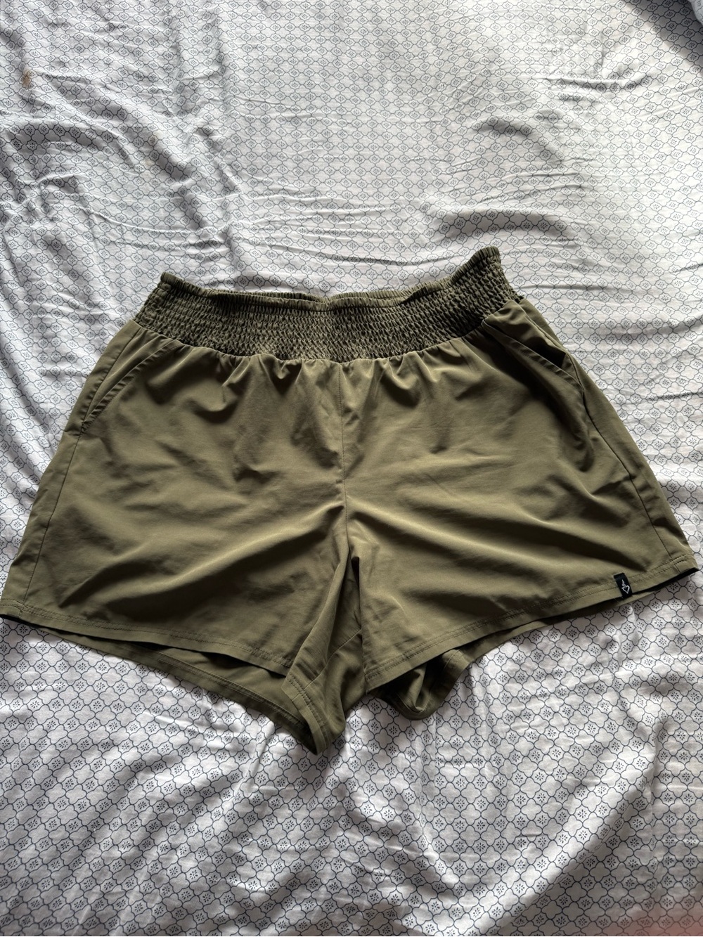 Green Athletic Shorts
